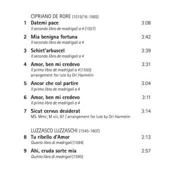 CD Profeti Della Quinta: Amor, Fortuna Et Morte