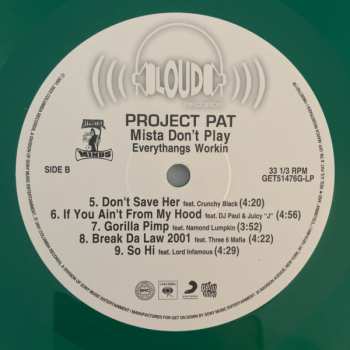 2LP Project Pat: Mista Don't Play (Everythangs Workin) CLR