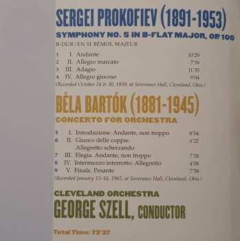 CD Sergei Prokofiev: Symphony No. 5 Op.100 / Concerto For Orchestra DIGI