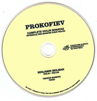 CD Sergei Prokofiev: Complete Violin Sonatas