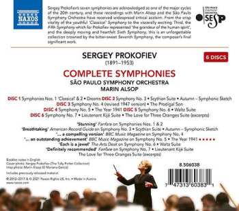 6CD/Dobozkészlet Sergei Prokofiev: Complete Symphonies