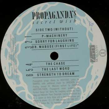 LP Propaganda: Secret Wish
