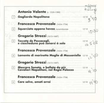 SACD Antonio Valente:  Amanti Orrori (Lamenti & Cantatas)