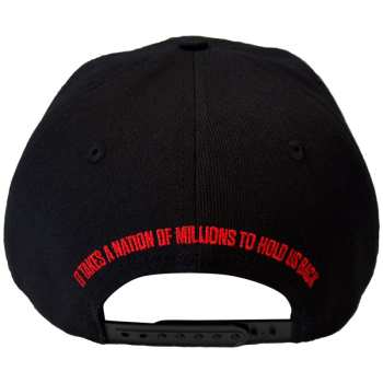 Merch Public Enemy: Public Enemy Unisex Snapback Cap: It Takes A Nation (black) (back Print)