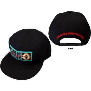 Merch Public Enemy: Public Enemy Unisex Snapback Cap: It Takes A Nation (black) (back Print)