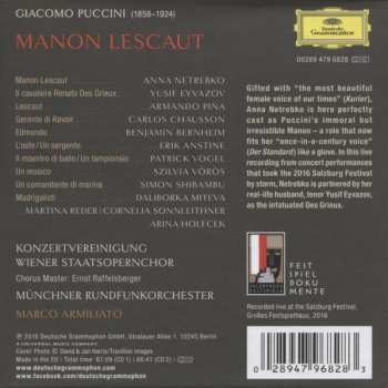 2CD/Dobozkészlet Giacomo Puccini: Manon Lescaut