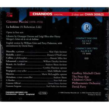 2CD/Dobozkészlet Giacomo Puccini: La Bohème