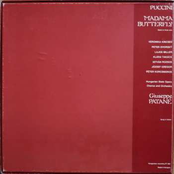 3LP/Dobozkészlet Giacomo Puccini: Madama Butterfly