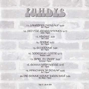 CD Puhdys: Puhdys 1+2