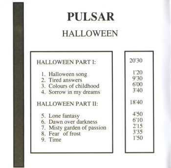 CD Pulsar: Halloween