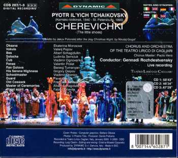 3CD/Dobozkészlet Pyotr Ilyich Tchaikovsky: Cherevichki