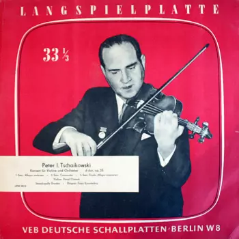 Pyotr Ilyich Tchaikovsky: Konzert Für Violine Und Orchester D-dur, Op. 35