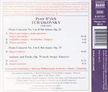 CD Pyotr Ilyich Tchaikovsky: Piano Concertos Nos.1 And 3 