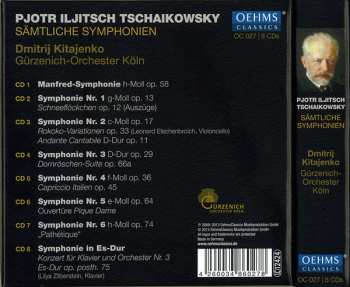 8CD/Dobozkészlet Pyotr Ilyich Tchaikovsky: Sämtliche Symphonien