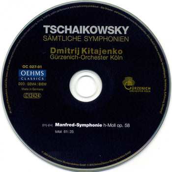 8CD/Dobozkészlet Pyotr Ilyich Tchaikovsky: Sämtliche Symphonien