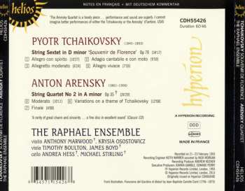 CD Pyotr Ilyich Tchaikovsky: Souvenir De Florence • Quartet in A minor
