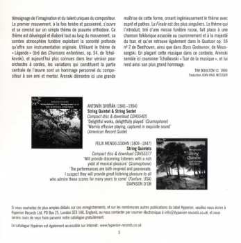 CD Pyotr Ilyich Tchaikovsky: Souvenir De Florence • Quartet in A minor