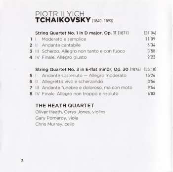 CD Pyotr Ilyich Tchaikovsky: String Quartets Nos. 1 & 3
