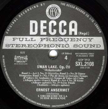 2LP Pyotr Ilyich Tchaikovsky: Swan Lake Ballet, Op. 20