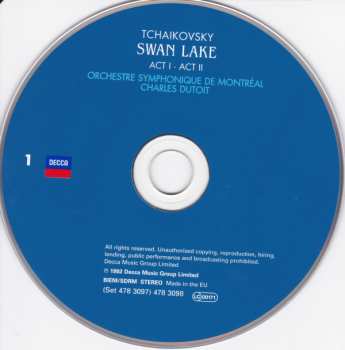 2CD Pyotr Ilyich Tchaikovsky: Swan Lake