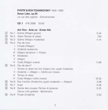 2CD Pyotr Ilyich Tchaikovsky: Swan Lake