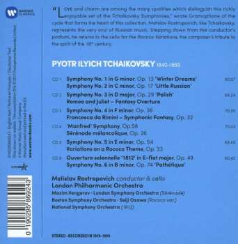 6CD/Dobozkészlet Pyotr Ilyich Tchaikovsky: Symphonies 1-6 • 'Manfred' Symphony • '1821' • Romeo & Juliet • Francesca Da Rimini • Rococo Variations