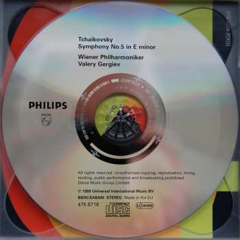 3CD Pyotr Ilyich Tchaikovsky: Symphonies 4, 5 & 6