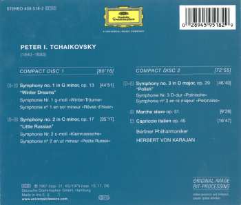 2CD Pyotr Ilyich Tchaikovsky: Symphonies Nos. 1-3 / Marche Slave / Capriccio Italien