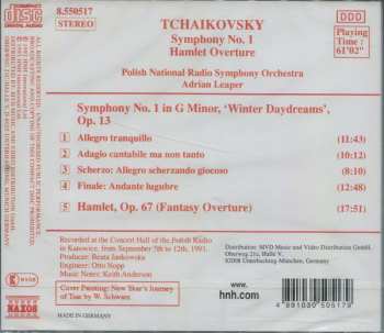 CD Pyotr Ilyich Tchaikovsky: Symphony No. 1 / Hamlet Overture