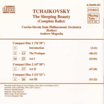 3CD Pyotr Ilyich Tchaikovsky: The Sleeping Beauty, Op. 66 (Complete Ballet)