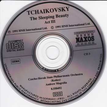3CD Pyotr Ilyich Tchaikovsky: The Sleeping Beauty, Op. 66 (Complete Ballet)