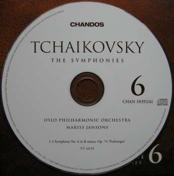 6CD/Dobozkészlet Pyotr Ilyich Tchaikovsky: The Symphonies