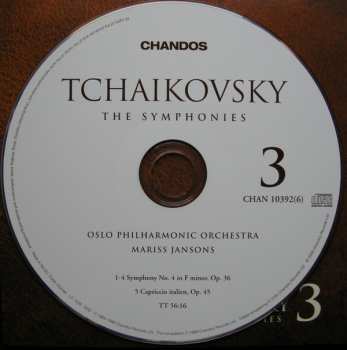 6CD/Dobozkészlet Pyotr Ilyich Tchaikovsky: The Symphonies
