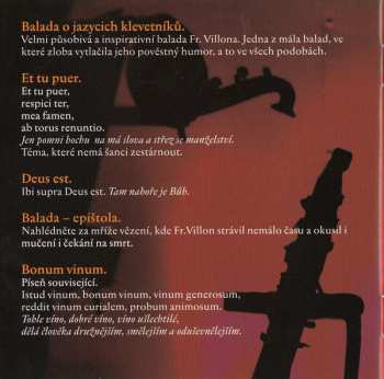 CD Quanti Minoris: Balady Nejen Villonovy