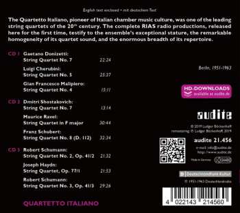 3CD Quartetto Italiano: The Complete RIAS Recordings (Berlin, 1951-1963)