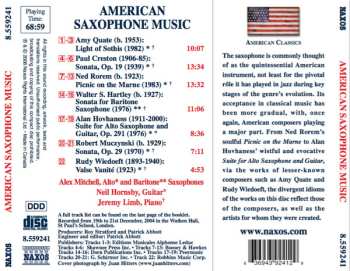 CD Alan Hovhaness: American Saxophone Music