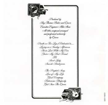 CD Queen: A Night At The Opera