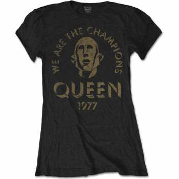 Merch Queen: Női Póló We Are The Champions 