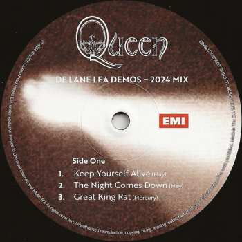 LP Queen: De Lane Lea Demos LTD