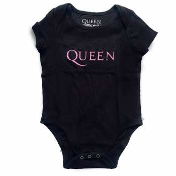 Merch Queen: Gyermek Body Pink Logo Queen 