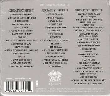 3CD/Dobozkészlet Queen: Greatest Hits I II & III (The Platinum Collection)