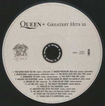 3CD/Dobozkészlet Queen: Greatest Hits I II & III (The Platinum Collection) LTD