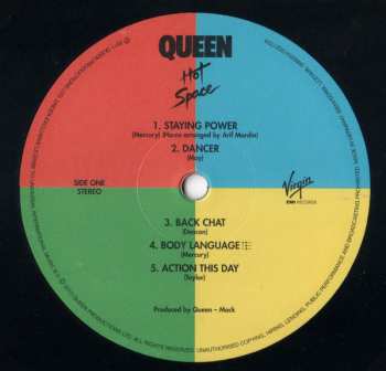 LP Queen: Hot Space LTD