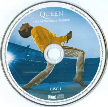 2CD Queen: Live At Wembley Stadium LTD
