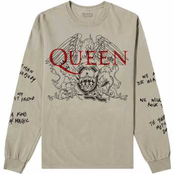 Merch Queen: Long Sleeve Póló Handwritten