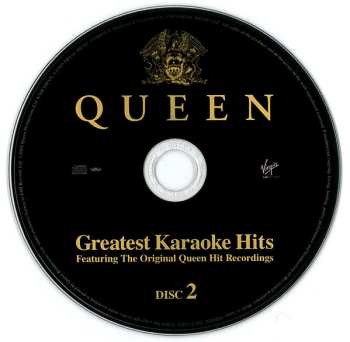 2CD Queen: Greatest Karaoke Hits - Featuring The Original Queen Hit Recordings