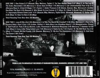 2CD Queen: Mannheim 1986