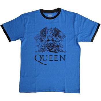 Merch Queen: Ringer Póló Crest Logo Queen