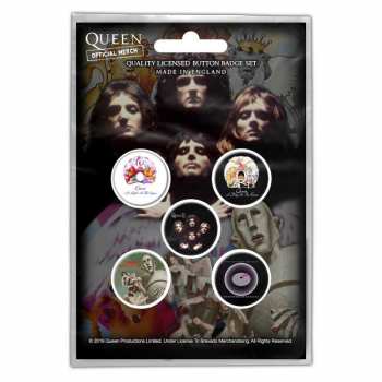 Merch Queen: Kitűző készlet Early Albums 