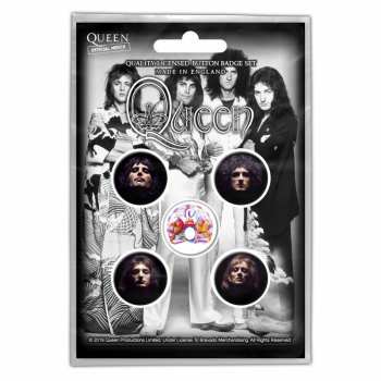 Merch Queen: Kitűző készlet Faces 